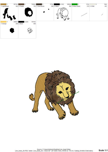 Naughty Playing Lion Thief