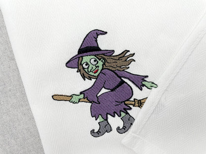 Halloween Witch Stealing Towel