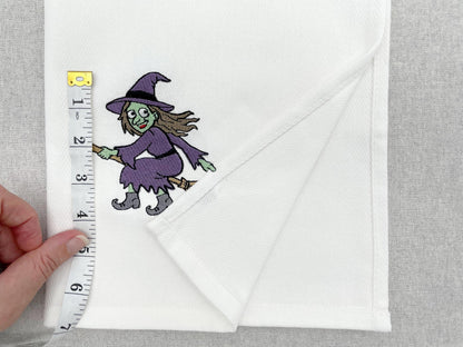 Halloween Witch Stealing Towel