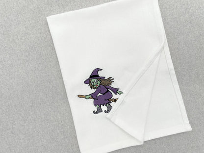 Halloween Witch Stealing Towel