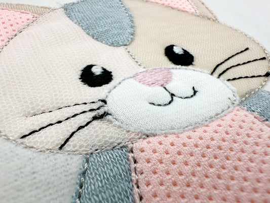 Kitty Cat Toy Raggedy Applique