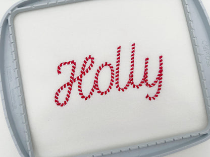 Christmas Font Candy Cane Land