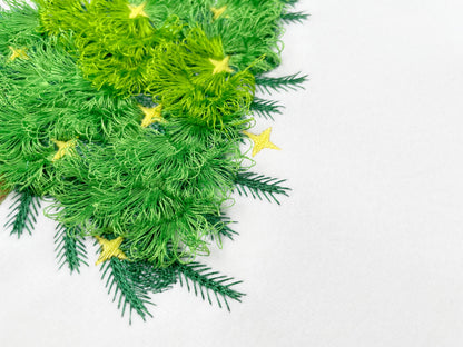 Big Fringed Fluffy Christmas Tree