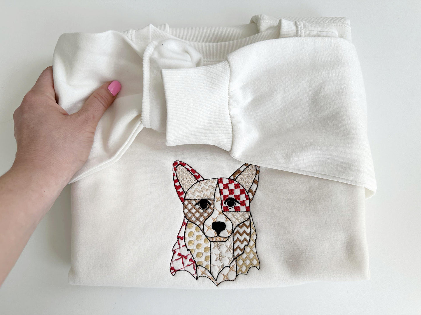 Patchwork Corgi Dog