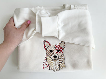 Patchwork Corgi Dog