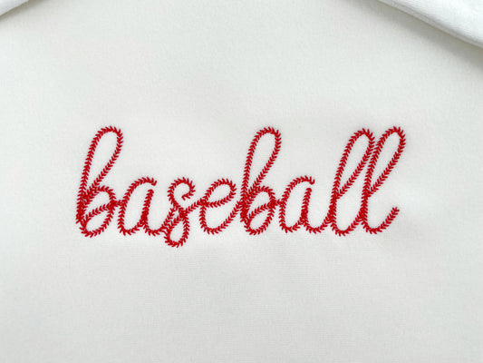 Baseball stitch Mini Font