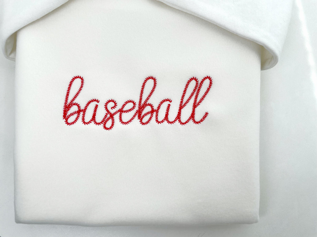 Baseball stitch Mini Font