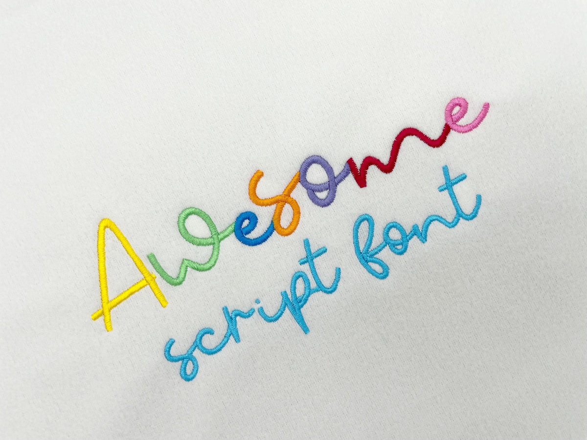 Modern script handwritten wedding script Font awesome alphabet monogram machine embroidery designs