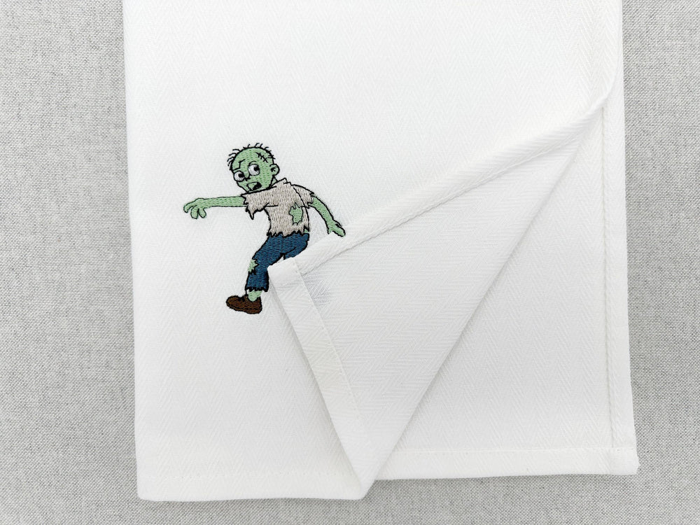 Halloween Spooky Zombie Towel Thief – machine embroidery design by Artapli, photo 2