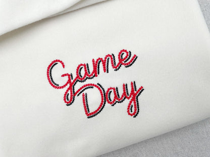 Double Chain Stitch Font Paisley