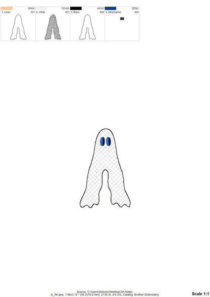 Halloween Glitter Ghost Font