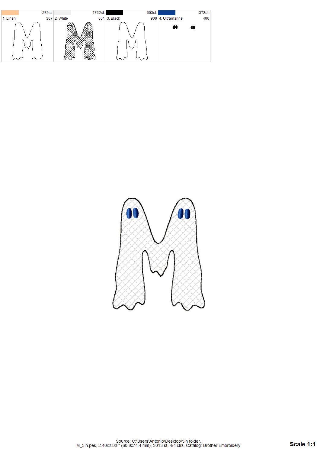 Halloween Glitter Ghost Font