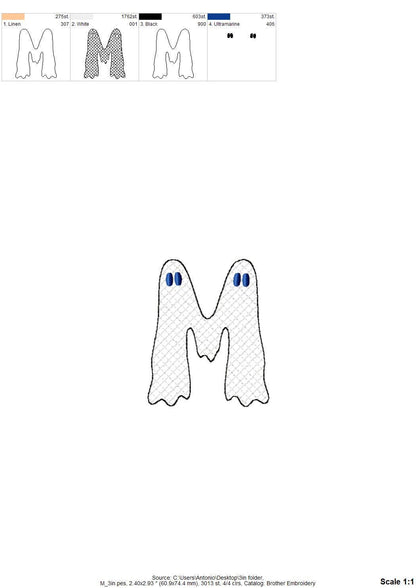 Halloween Glitter Ghost Font