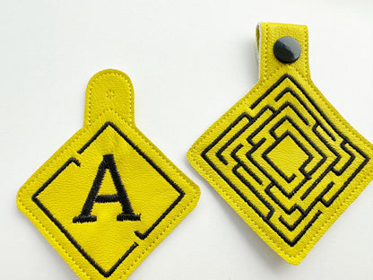 Diamond Labyrinth Keychain