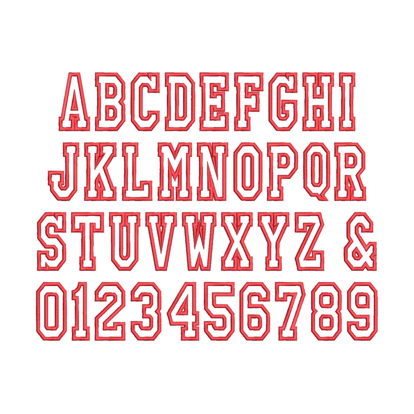 Narrow Varsity Sport Font 2 types