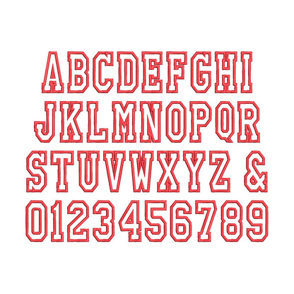 Narrow Varsity Sport Font 2 types