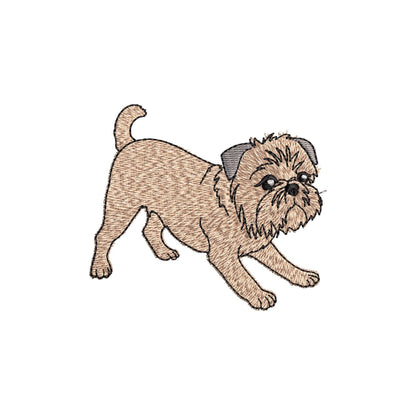 Playing Brussels Griffon Puppy Thief