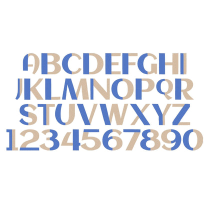 Bold Block Split Font