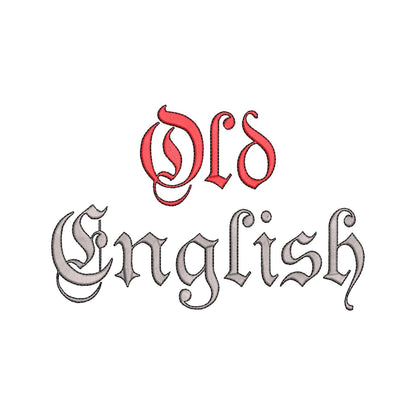 Kasper Old English Stickschrift