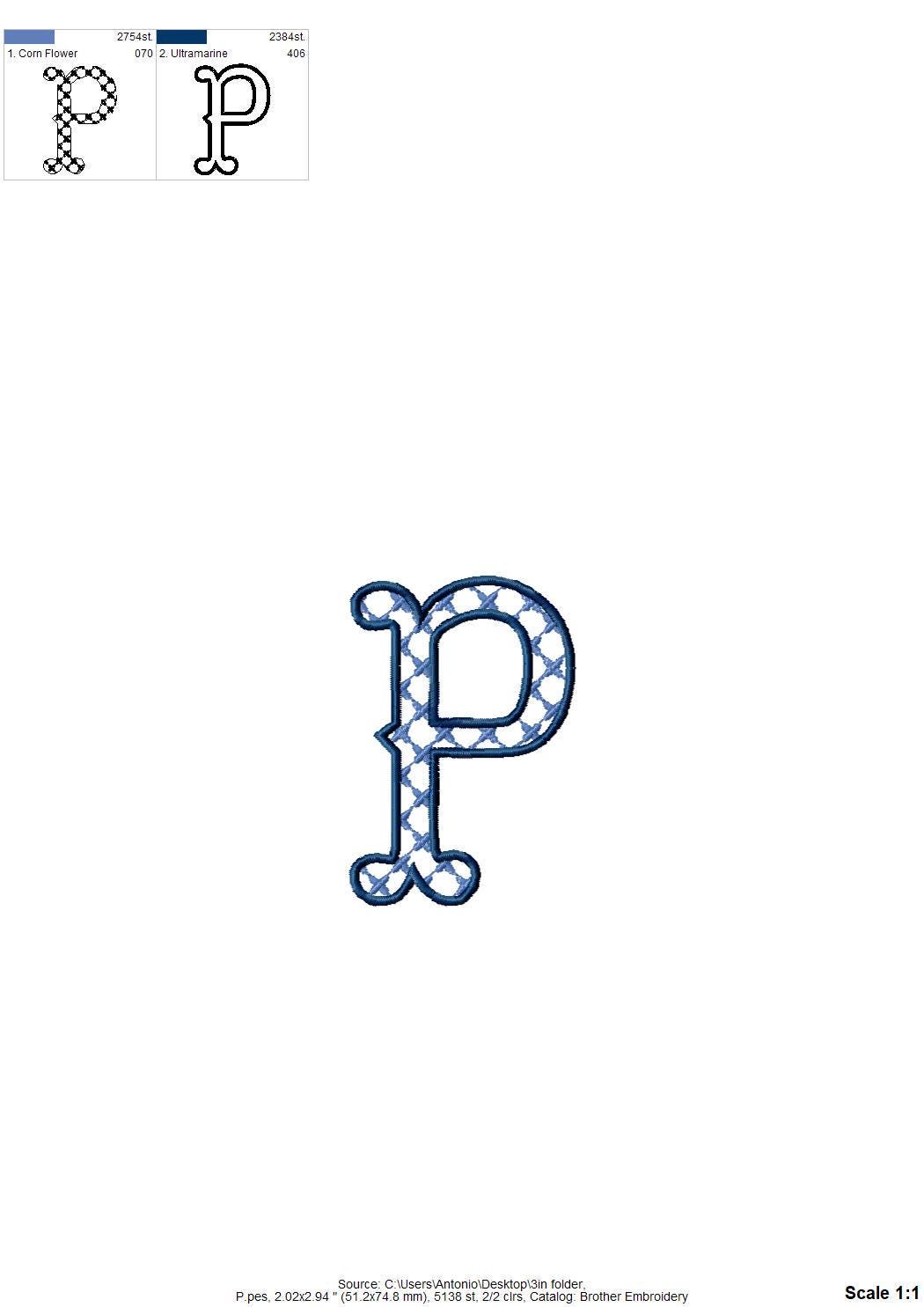 Patterned Fishtail Font