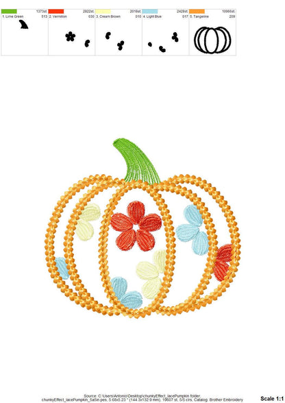 Thanksgiving Floral Pumpkin