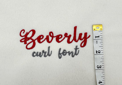 Curl Satin Script Mini Font
