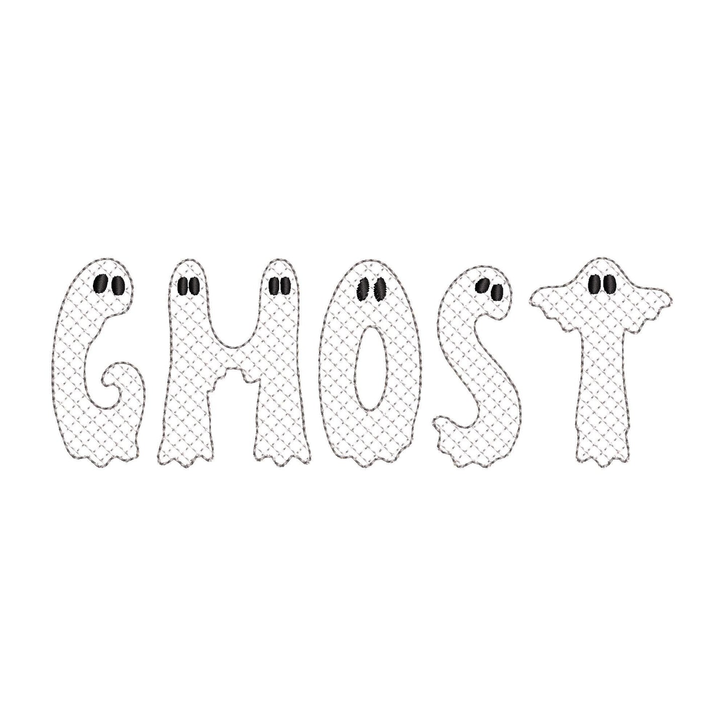 Halloween Glitter Ghost Font