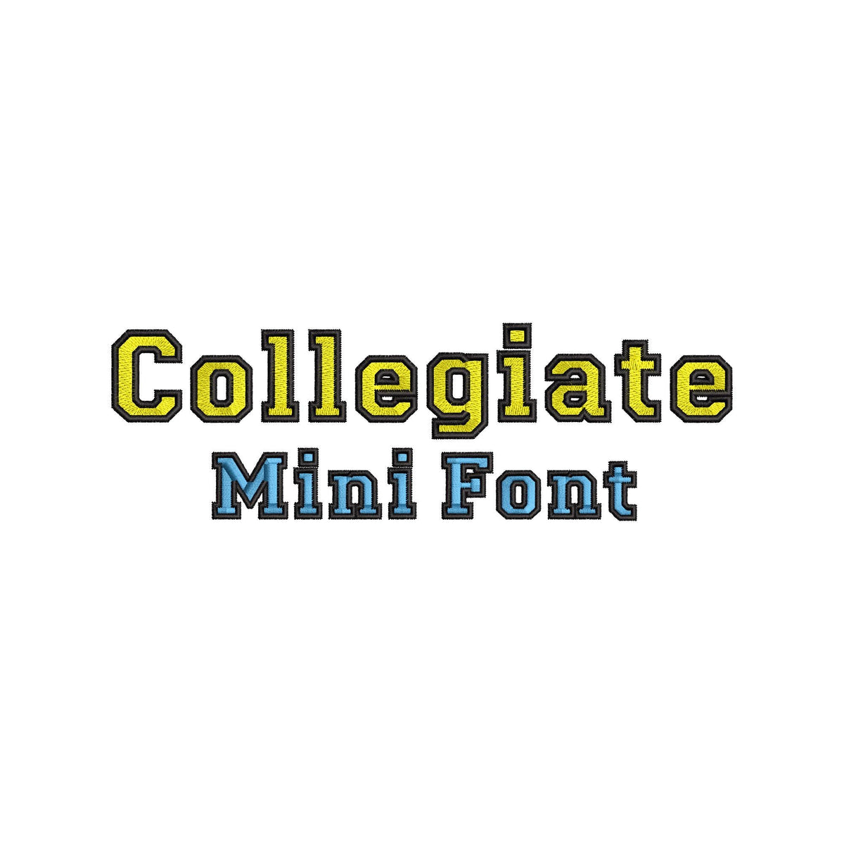 Sport Collegiate Block Mini Font