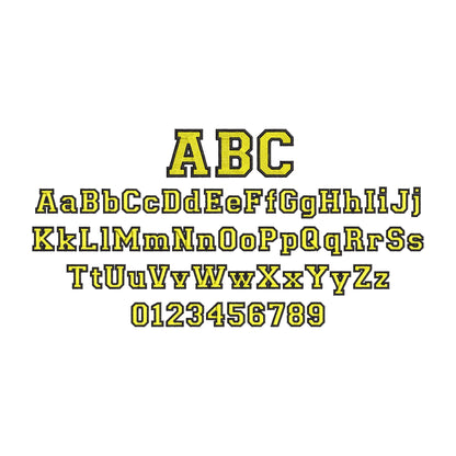 Sport Collegiate Block Mini Font