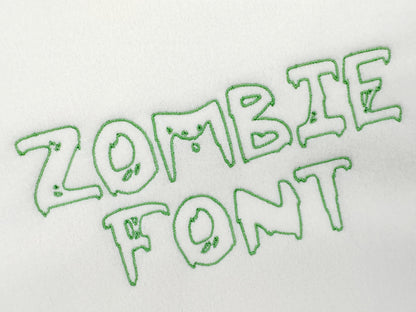 Spooky Zombie Font