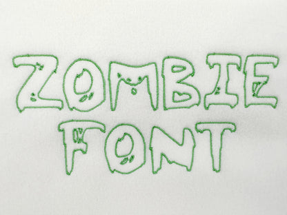 Spooky Zombie Font