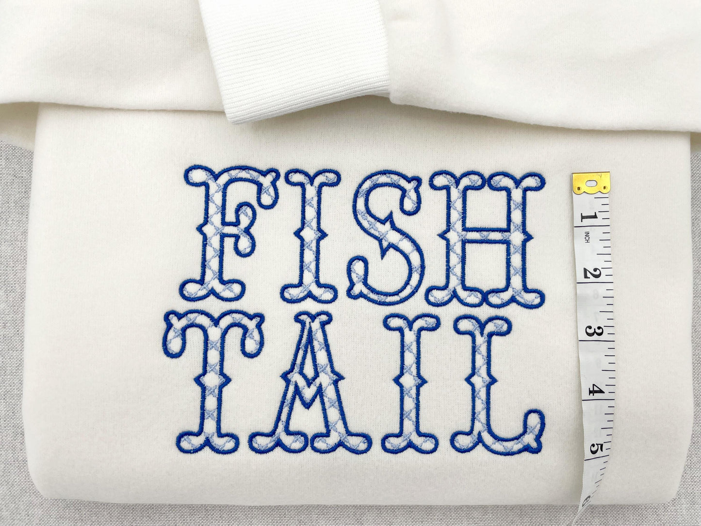 Patterned Fishtail Font