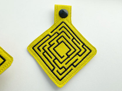 Diamond Labyrinth Keychain