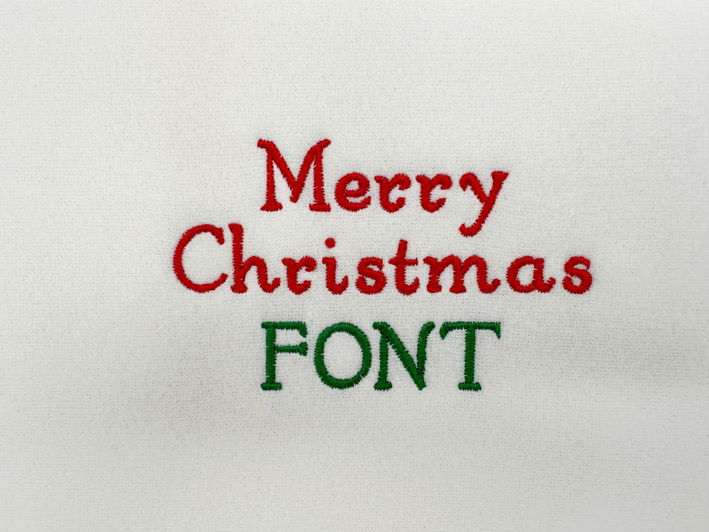 Curl Font for Christmas Stocking – machine embroidery font by Artapli, photo 2