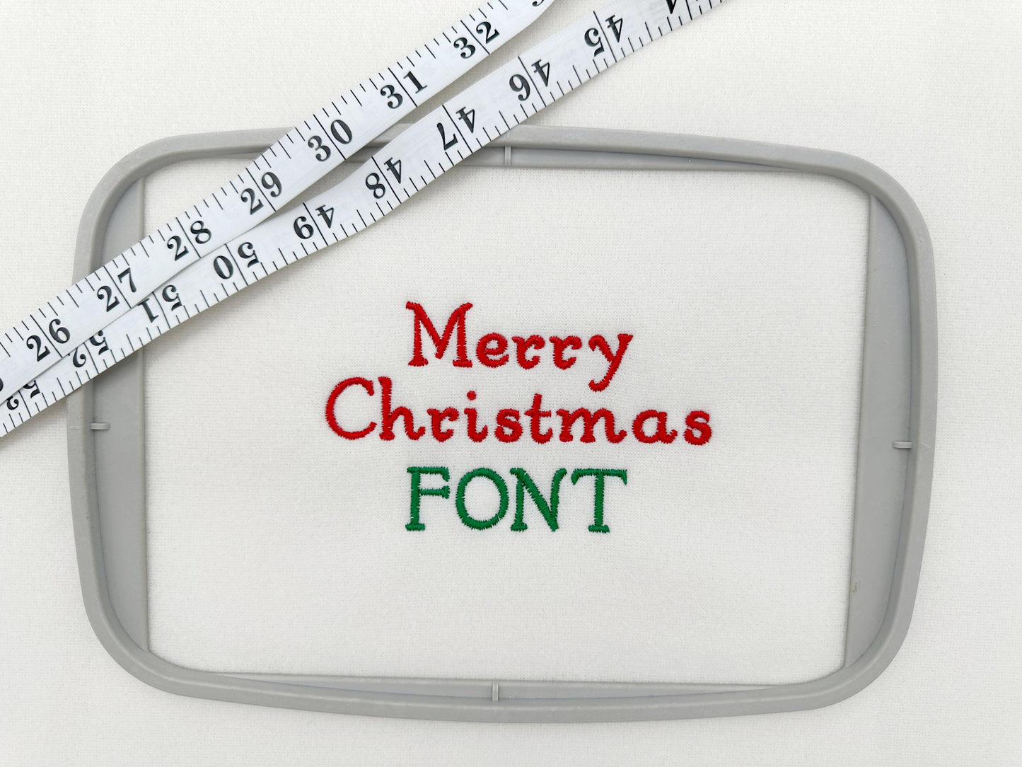 Curl Font for Christmas Stocking