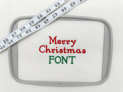 Curl Font for Christmas Stocking