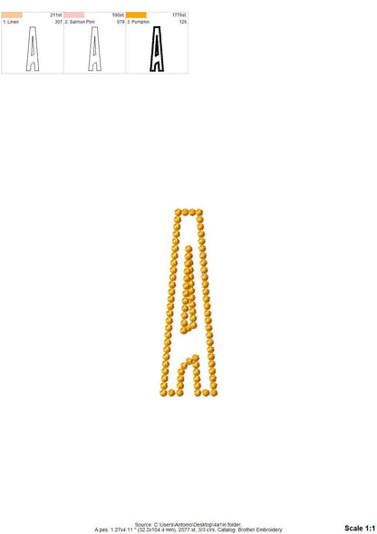 Tall Narrow Collegiate Font