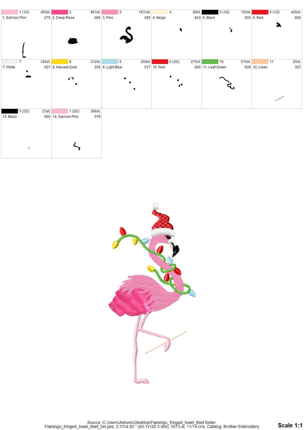 Playing Flamingo Christmas Thief