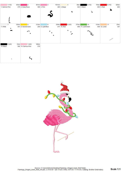 Playing Flamingo Christmas Thief