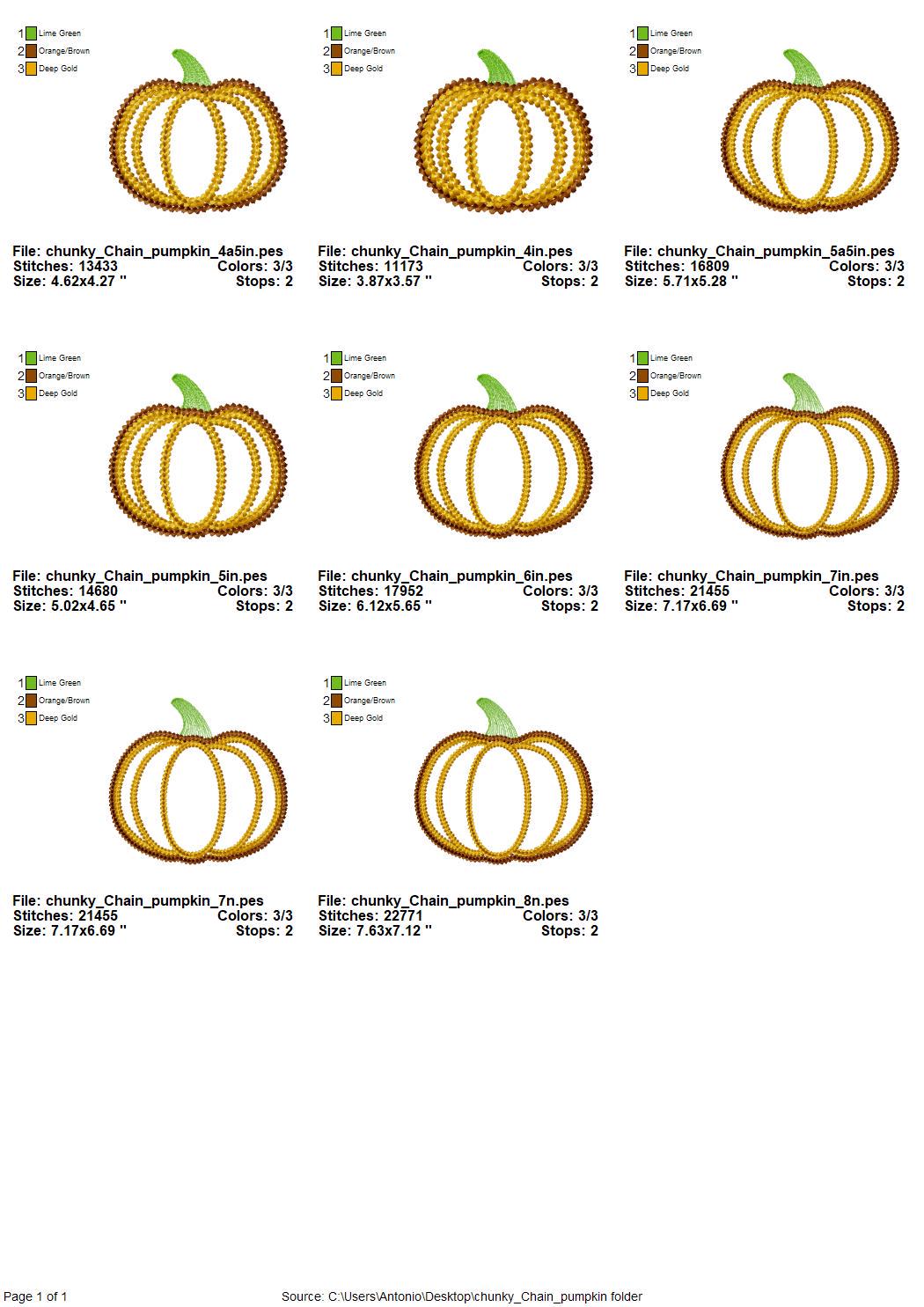 Thanksgiving Pumpkin Chunky Effect