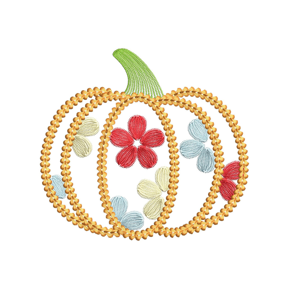 Thanksgiving Floral Pumpkin