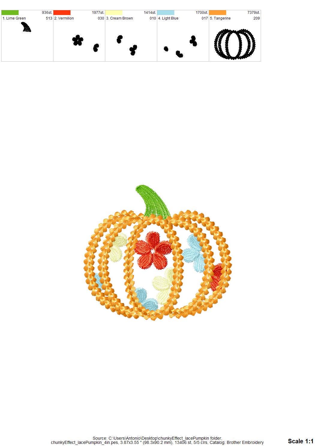 Thanksgiving Floral Pumpkin