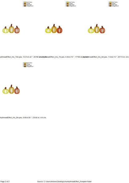 Thanksgiving Pumpkin SET