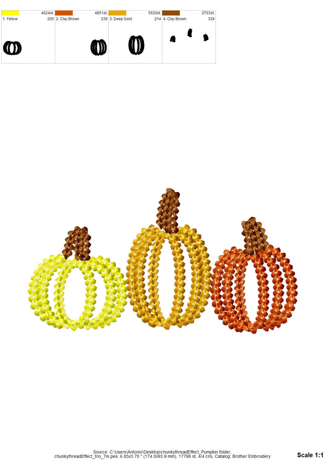 Thanksgiving Pumpkin SET