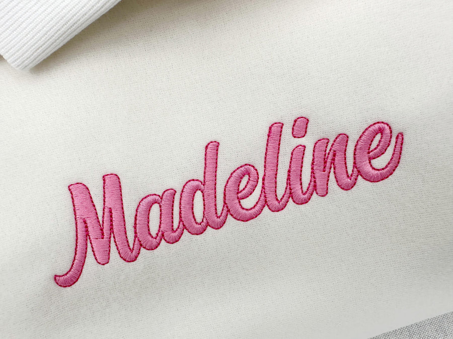 Delicate Font satin stitch with bean stitch outline machine embroidery designs handwritten Alphabet Monogram