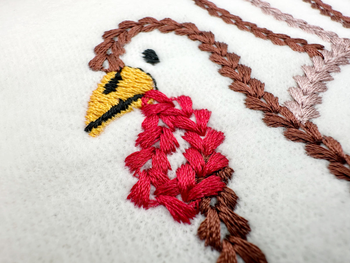 Turkey Bird Chunky Outline