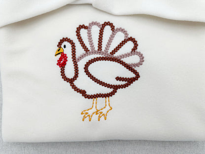 Turkey Bird Chunky Outline