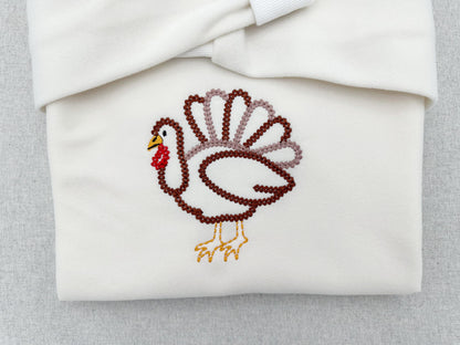 Turkey Bird Chunky Outline