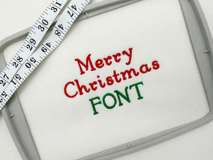 Handwritten Curl FONT perfect for Christmas stocking machine embroidery designs mini Alphabet Monogram