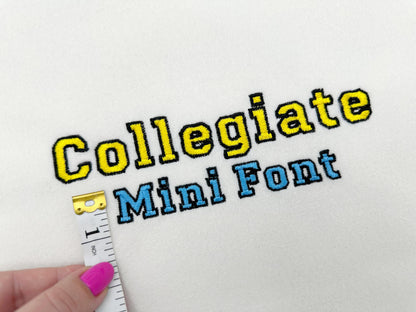 Sport Collegiate Block Mini Font
